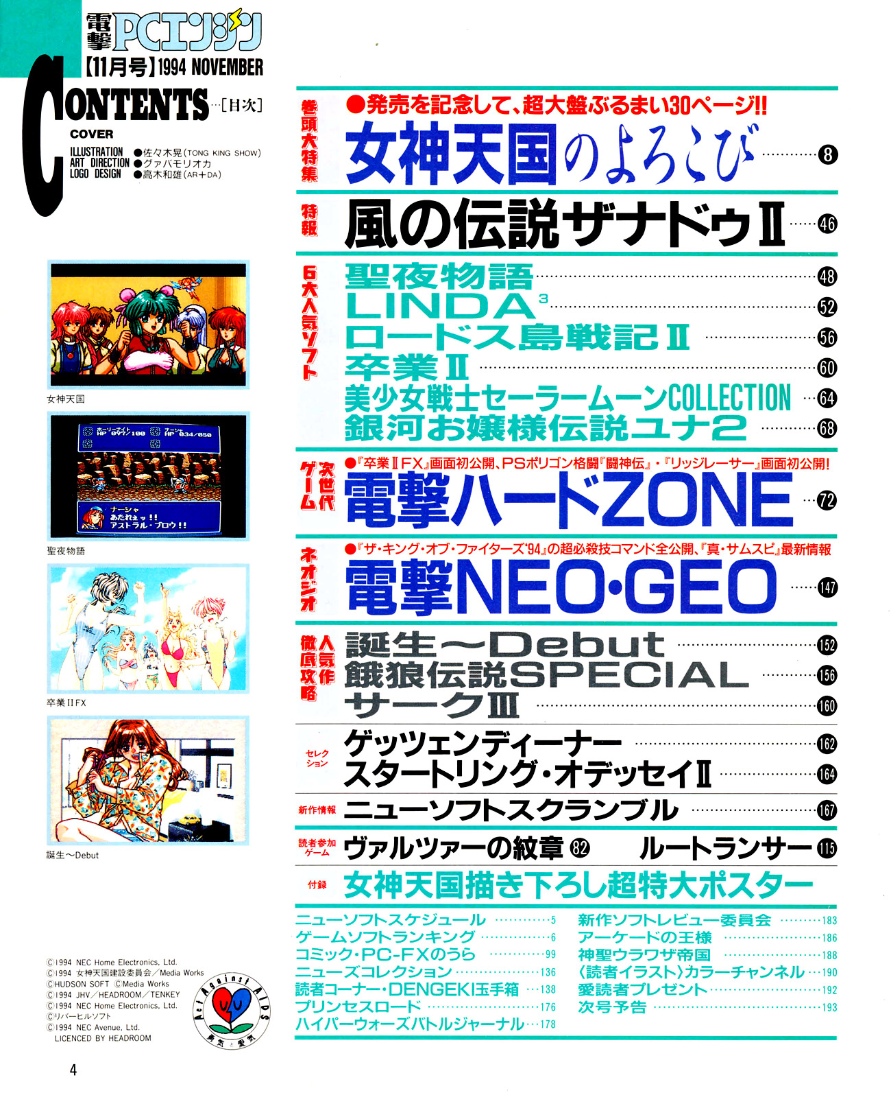 Dengeki Pc Engine 11 November 1994 Turboplay Magazine Archives